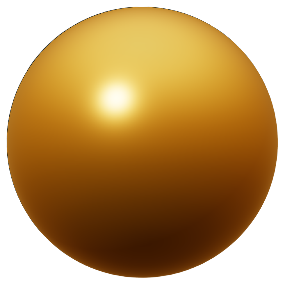 The Golden Cue Ball founder cosmetic — a gold cue ball
